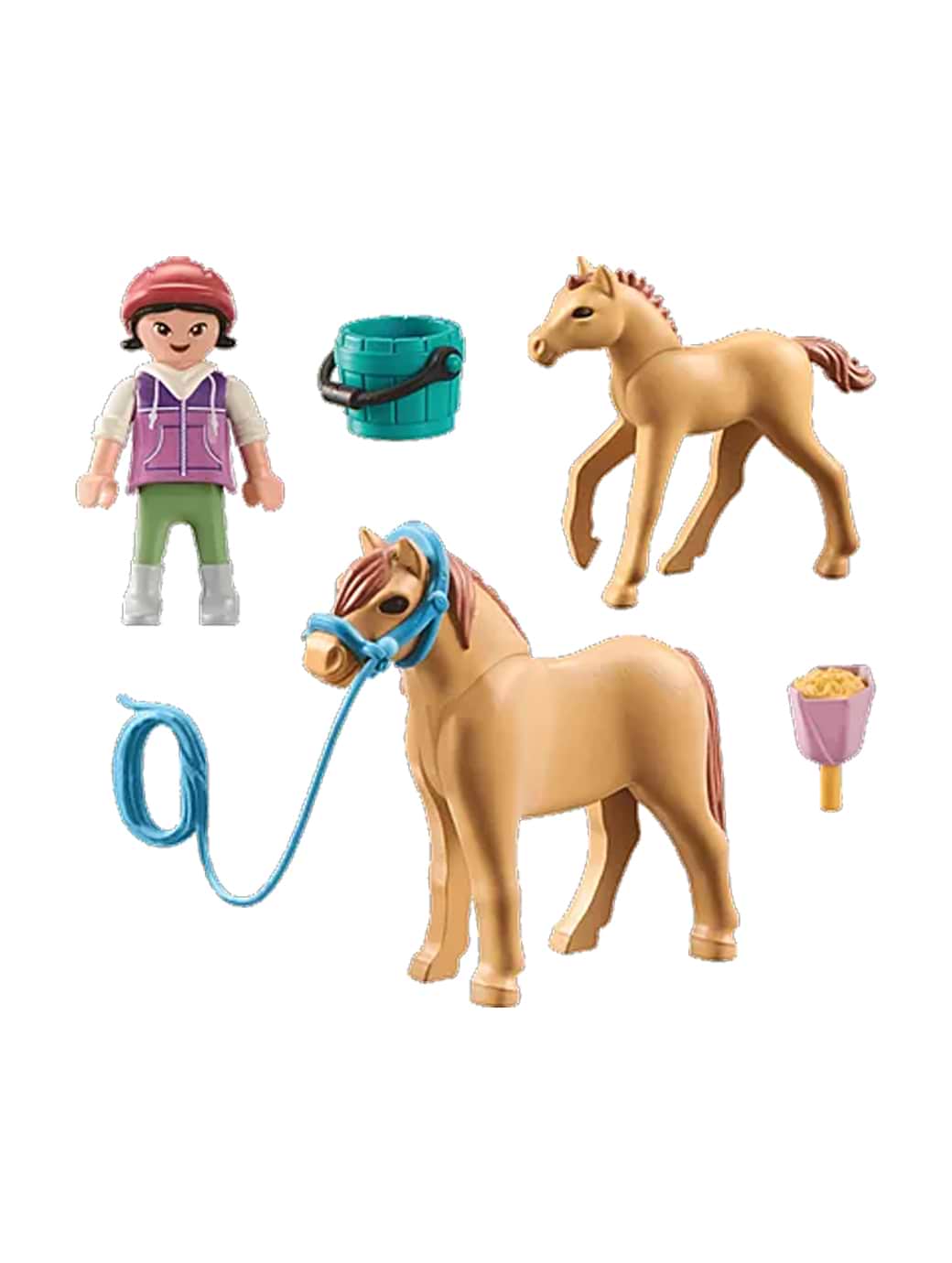 PLAYMOBIL 71498 Horses of Waterfall: Child with Pony and Foal