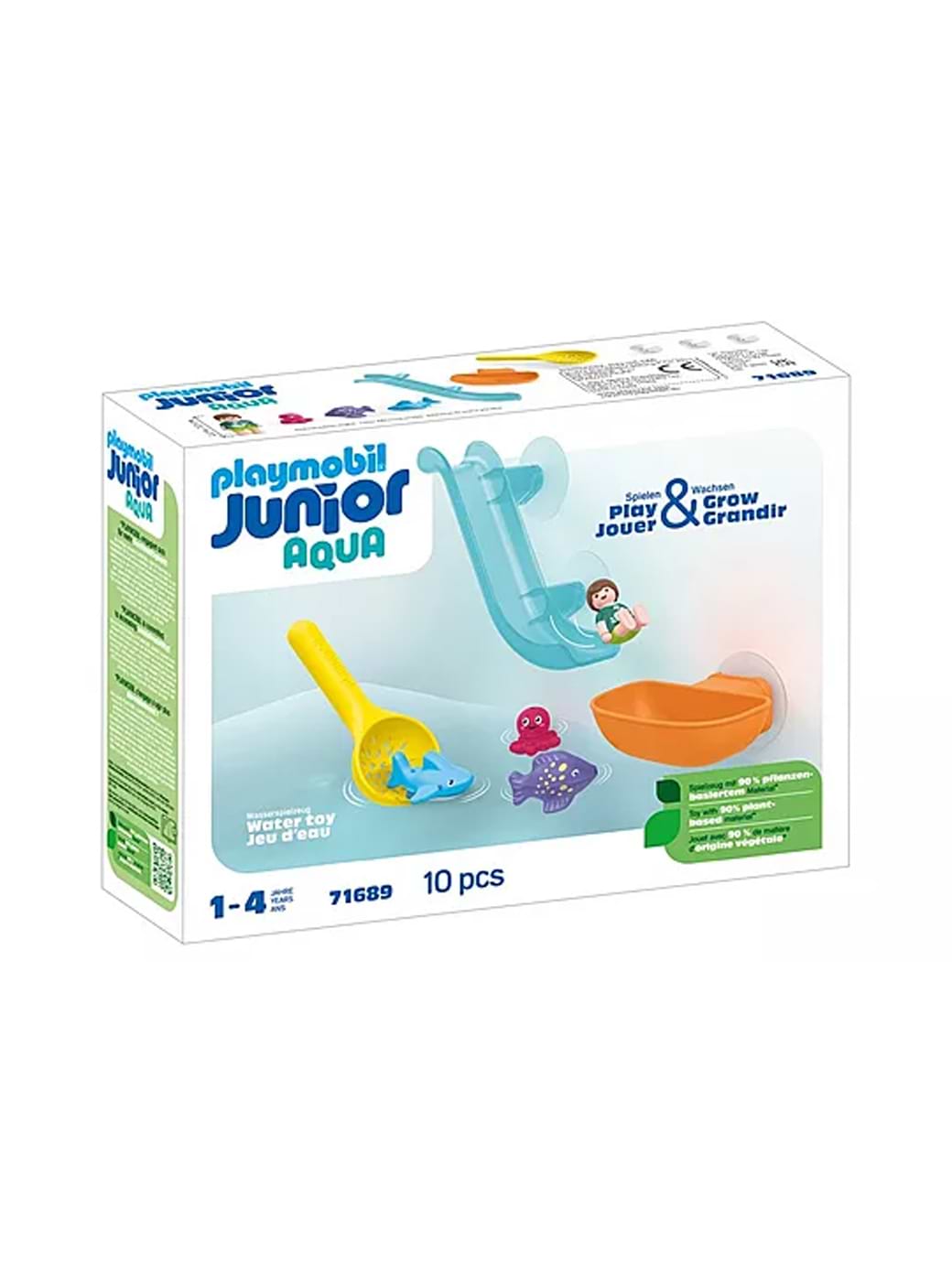 PLAYMOBIL 71689 JUNIOR AQUA Water Slide with Sea Animals