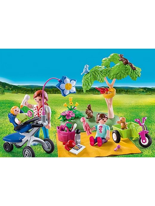 Playmobil 9103 family fun family picnic large carry case top