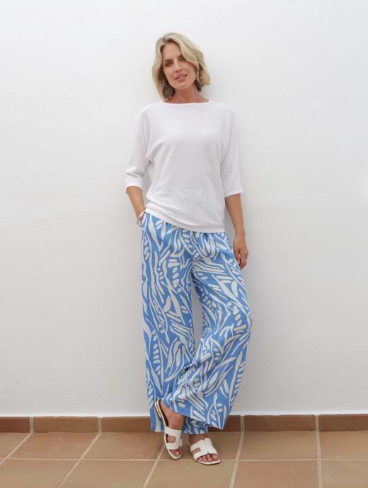 Pomodoro Barry Cleaver Solid Jumper White