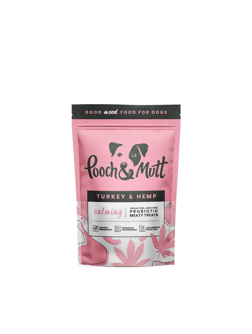 Pooch & Mutt Turkey & Hemp Calming Probiotic Meaty Treats