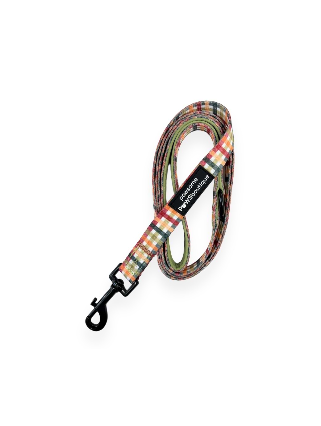 Pawsome Paws Boutique Plaid Pup Fabric 5ft Lead