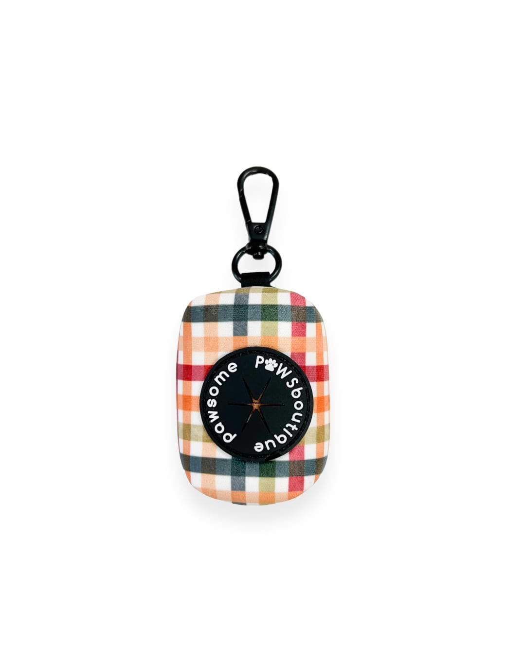 Pawsome Paws Boutique Plaid Pup Poo Bag Holder