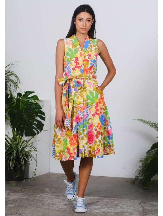 Pretty Vacant Women's Kimberley Dress In Bold & Beautiful 
