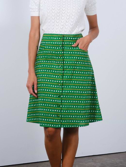 Pretty Vacant Women's Paloma Skirt In Daisy Chain 