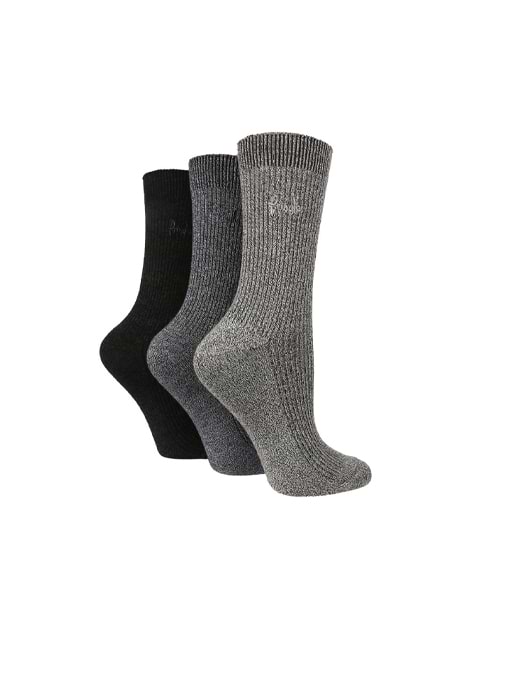Pringle 3 Pack Leisure Sock Black Gradient