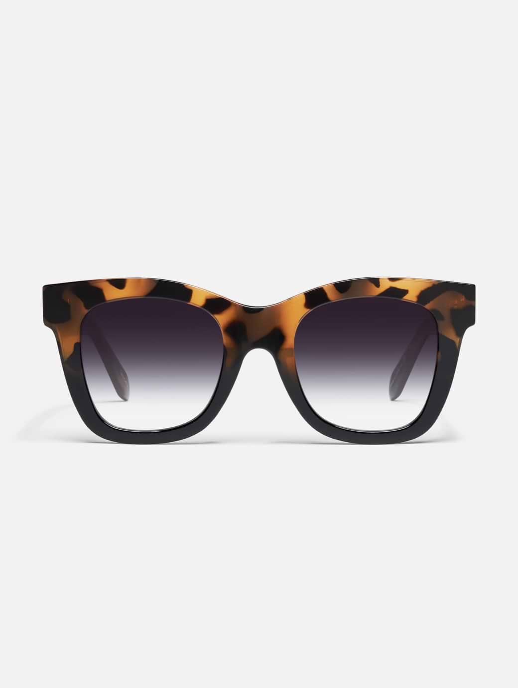 Quay Unisex After Hours Black Fade Lens Sunglasses Black