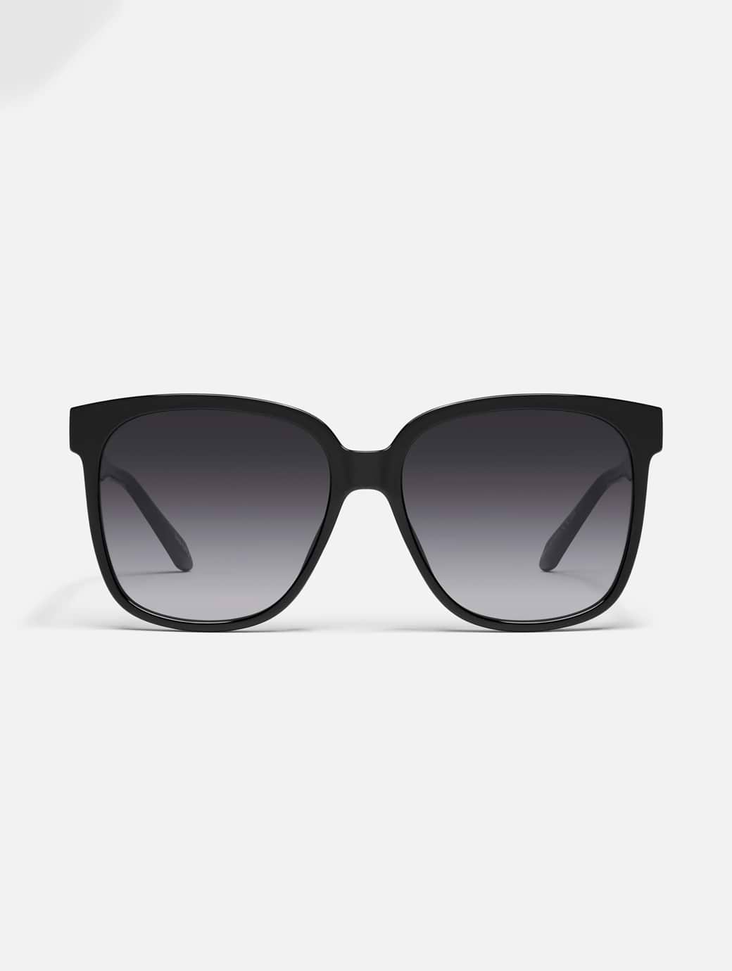 Quay Unisex Wide Awake Sunglasses Black