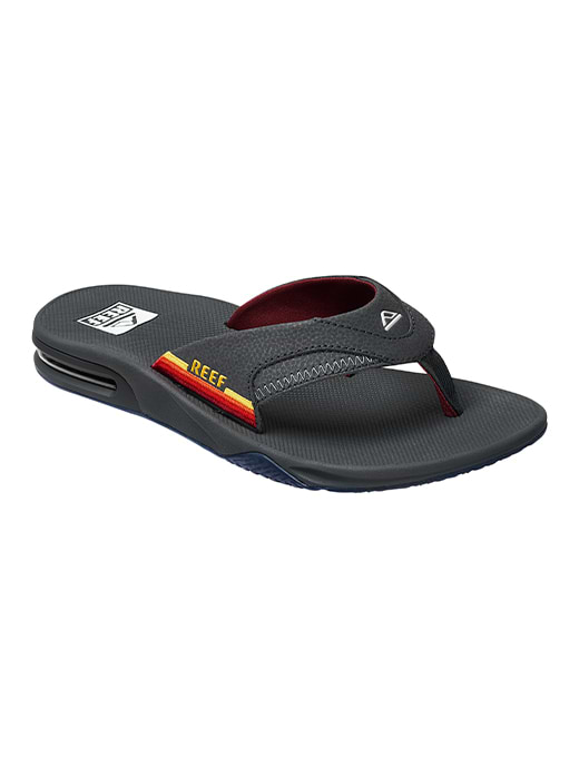 Reef Men s Fanning Flip Flop Grey Ocean Sunset