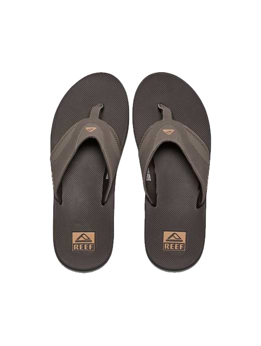 Reef Men s Fanning Flip Flops Brown Gum