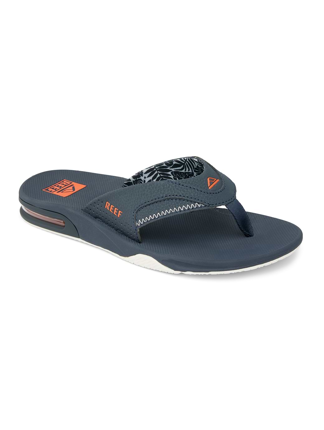 Reef Men's Fanning Sandal Navy/Orange Tropic