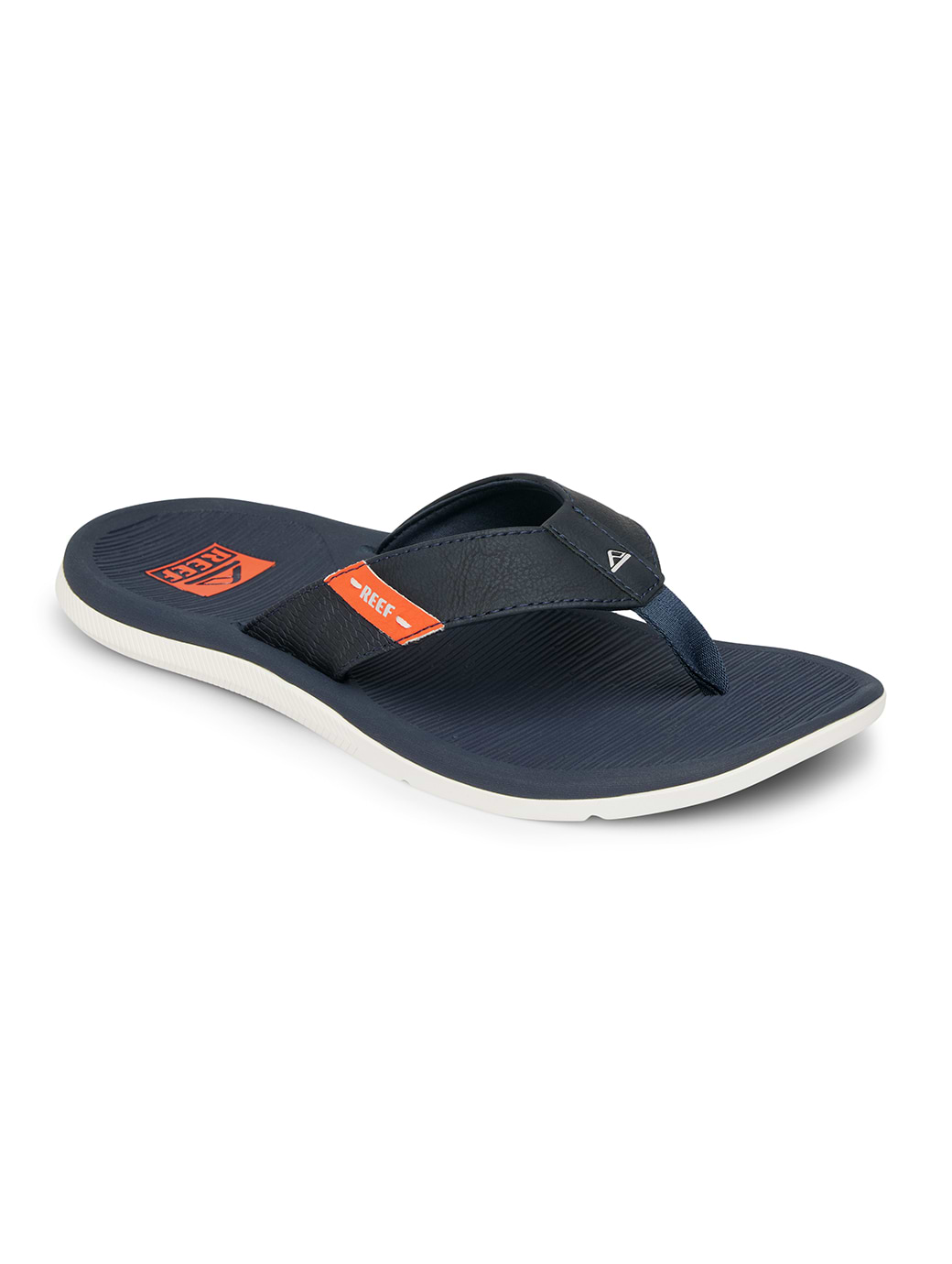 Reef Men's Reef Santa Ana Sandal Navy/White/Orange