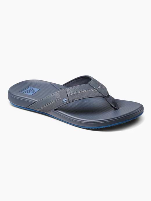 Reef Mens Cushion Phantom 2.0 Flip Flop Grey Blue