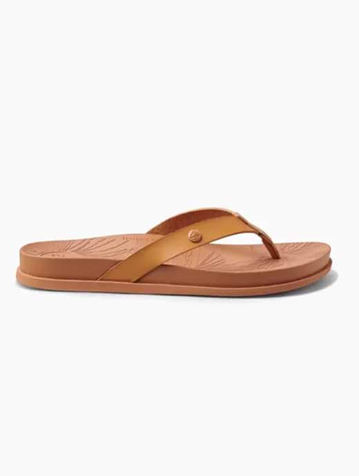 Reef Womens Cushion Porto Cruz Flip Flop Natural
