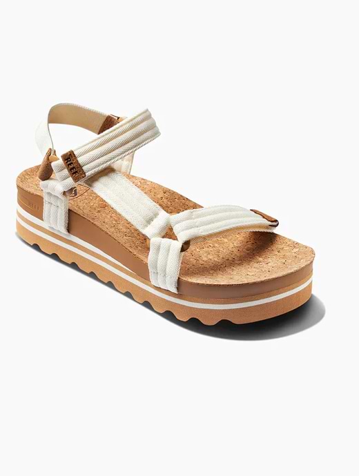 Reef Women's Cushion Rem Hi Sandal Whisper White