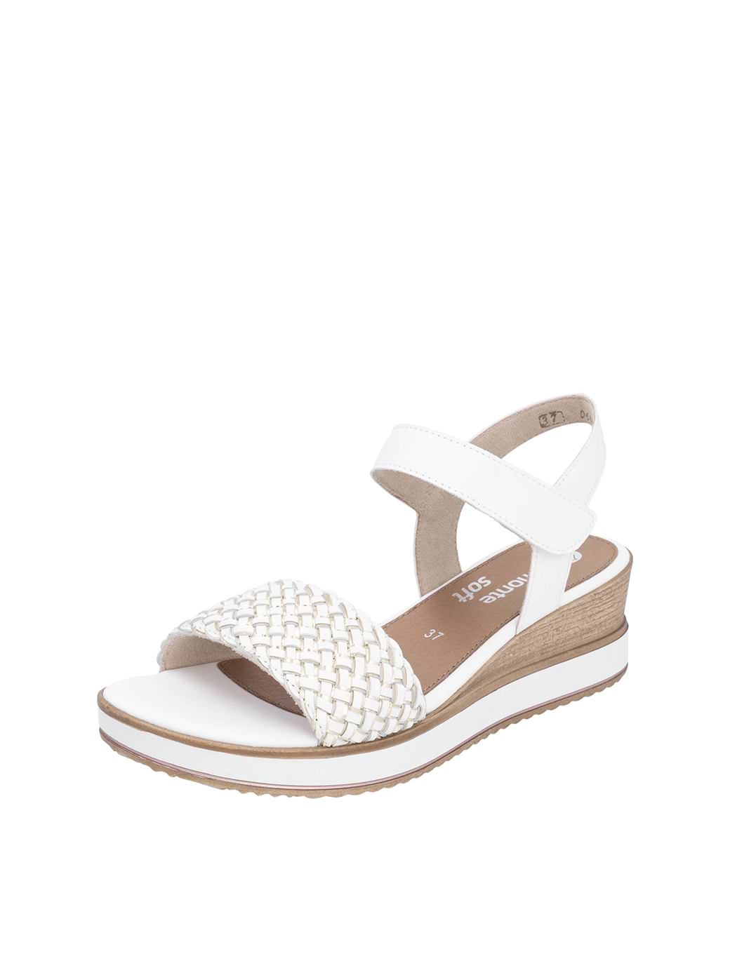 Remonte D6465-80 Women's Sandals White/Gold