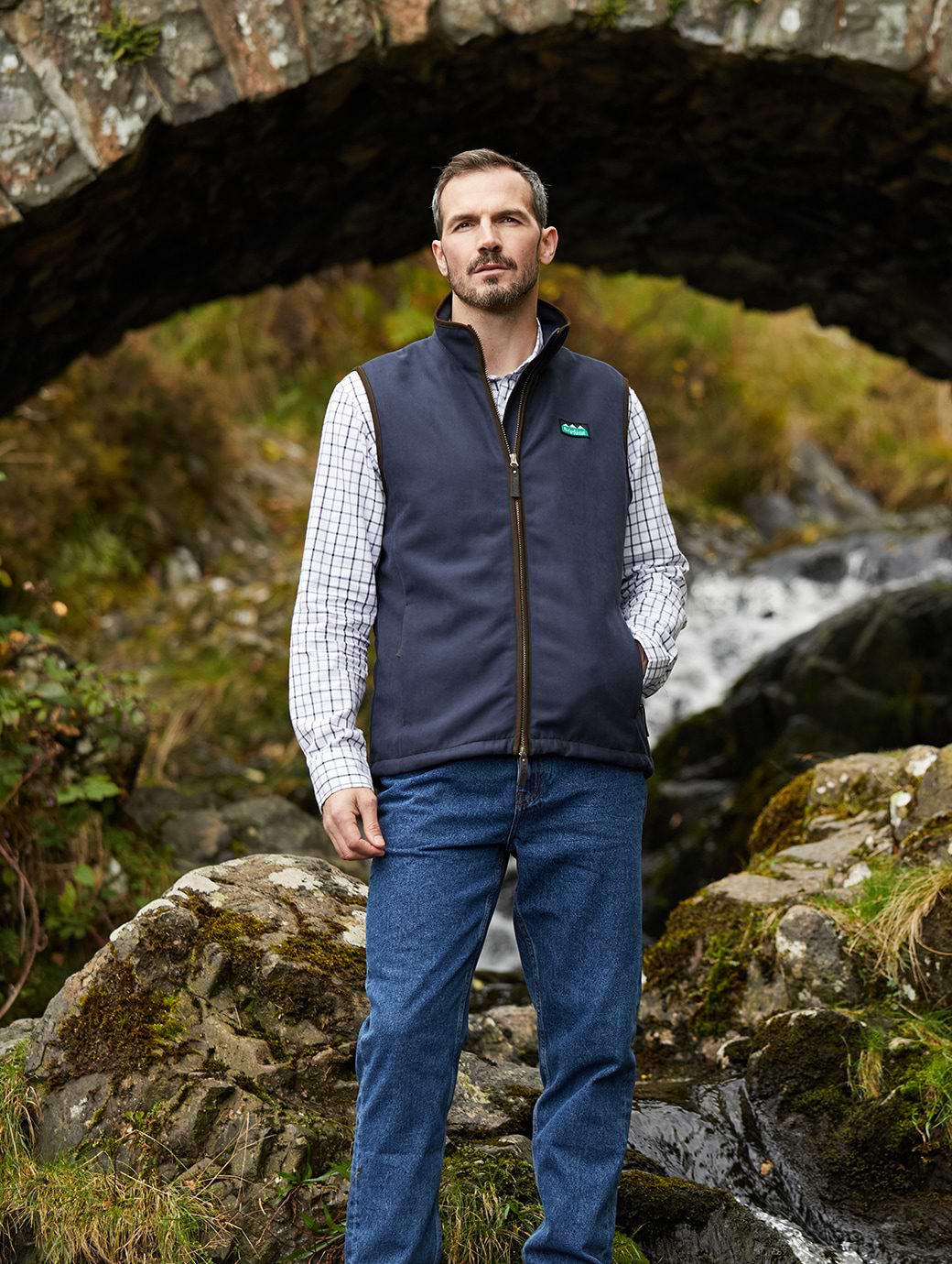 Ridgeline Men's Monarch Gilet Navy