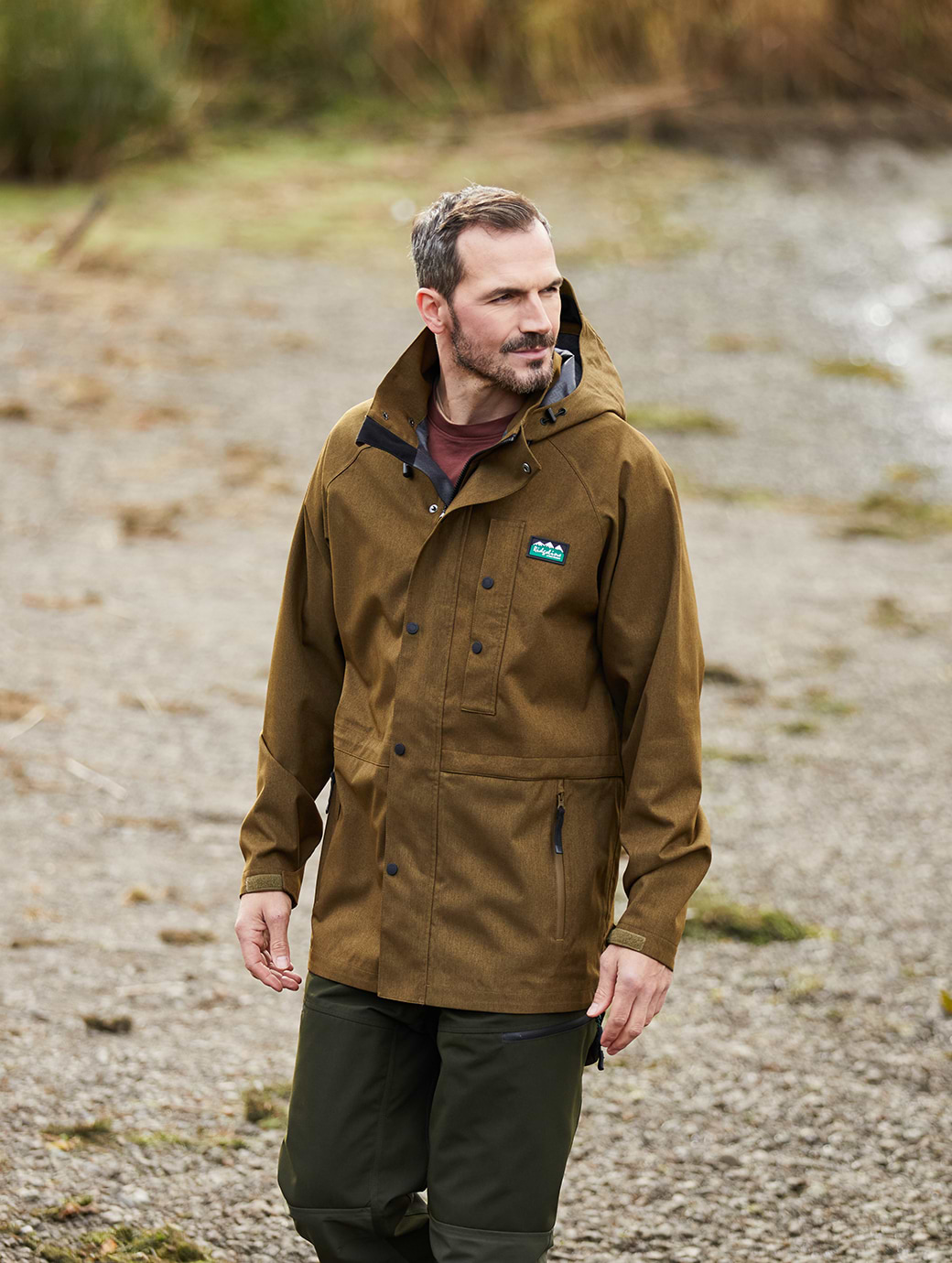 Ridgeline Men's Monsoon Light Jacket Teak