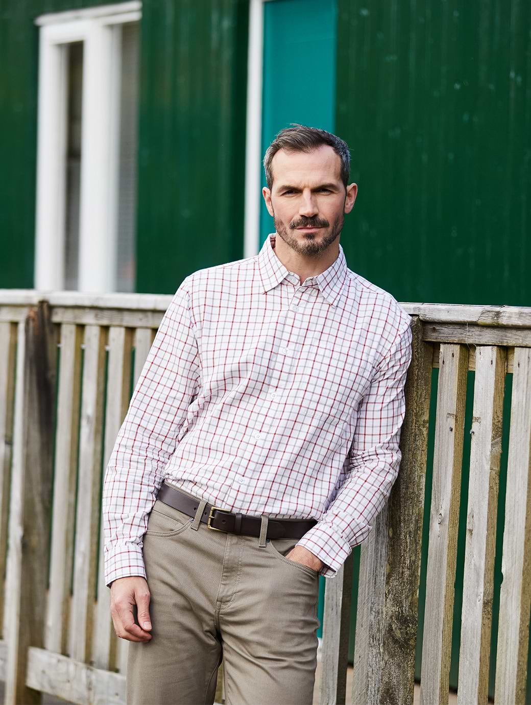 Ridgeline Men's Sedgebrook Shirt Russet/Roasted Cashew