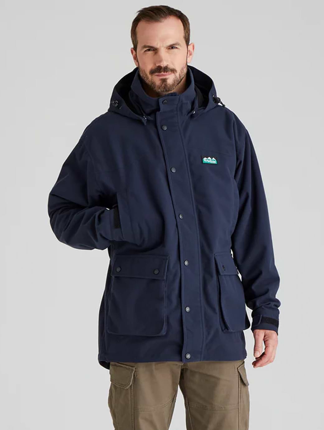 Ridgeline Men's Torrent Jacket Navy