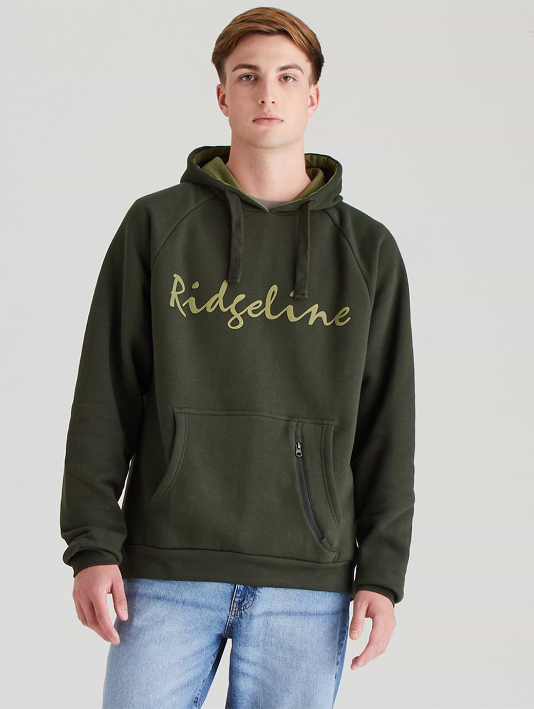 Ridgeline Men's Signature Hoodie Deep Forest