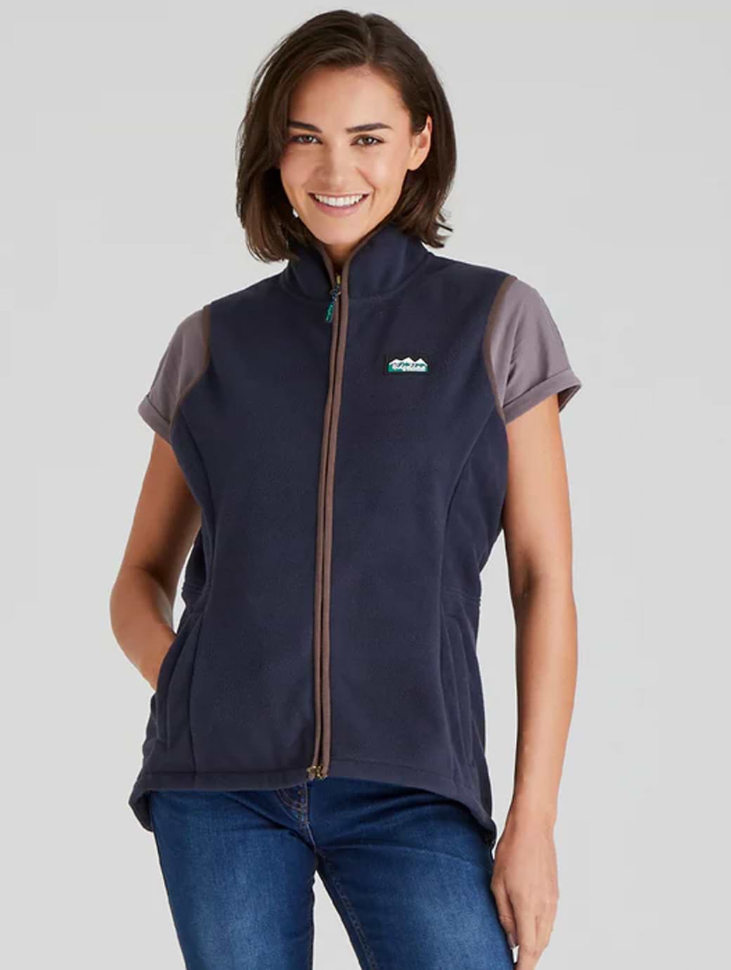 Ridgeline Women's Kodiak Fleece Gilet Navy