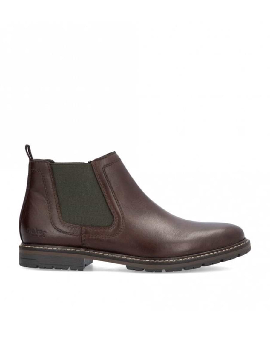 Rieker 13757 25 Men s Chelsea Boot Brown