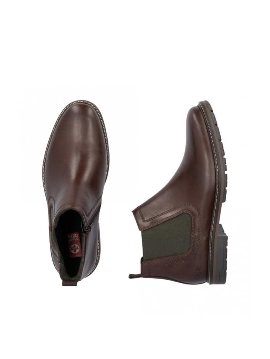 Rieker 13757 25 Men s Chelsea Boot Brown
