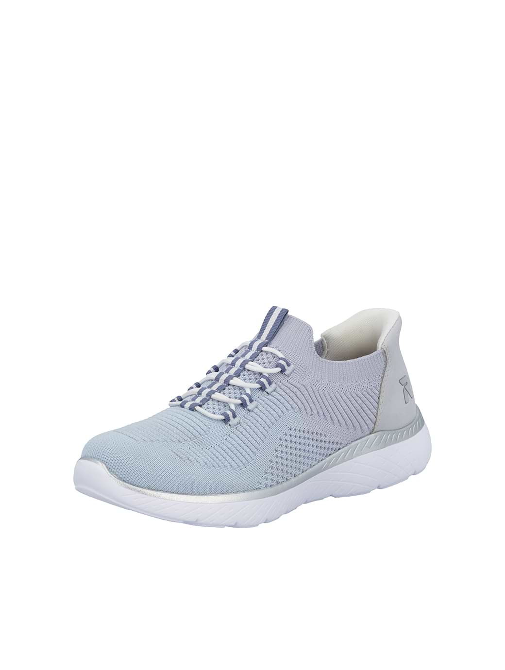 Rieker M5066-30 Women's Trainer Aqua-Lilac