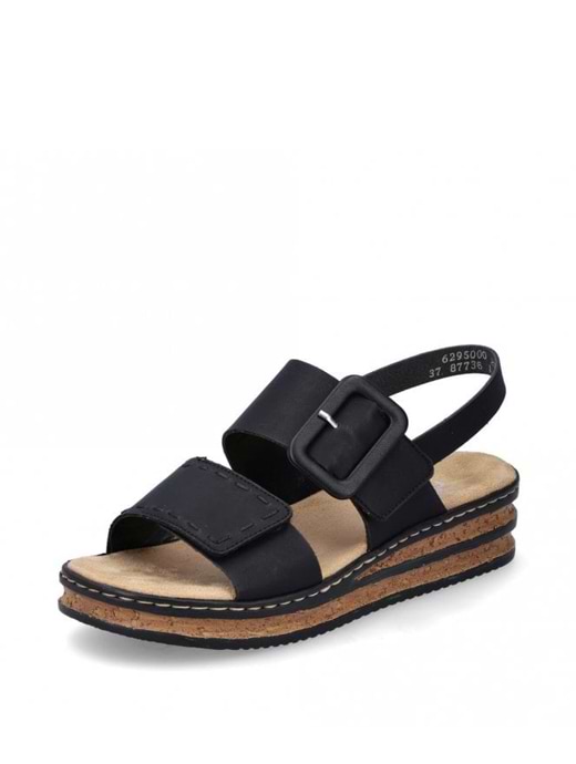 Rieker Women s 62950 00 Sandals Black
