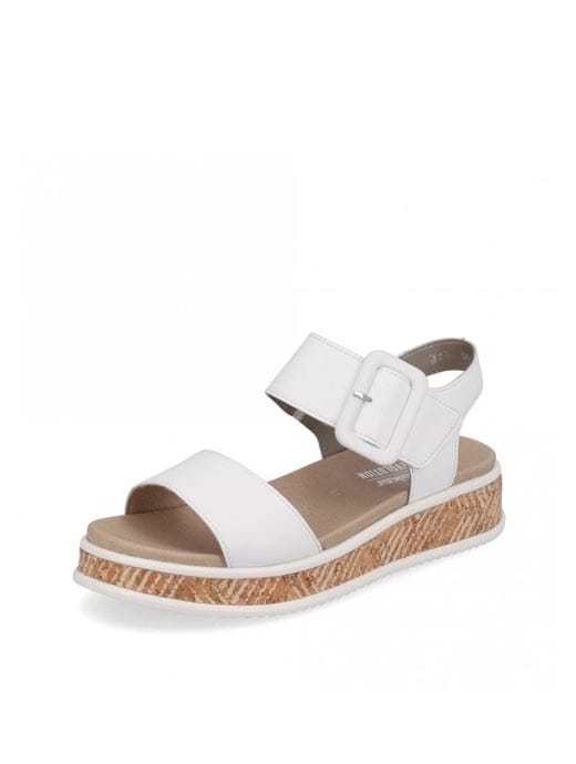 Rieker Women's W0800-80 Sandals White
