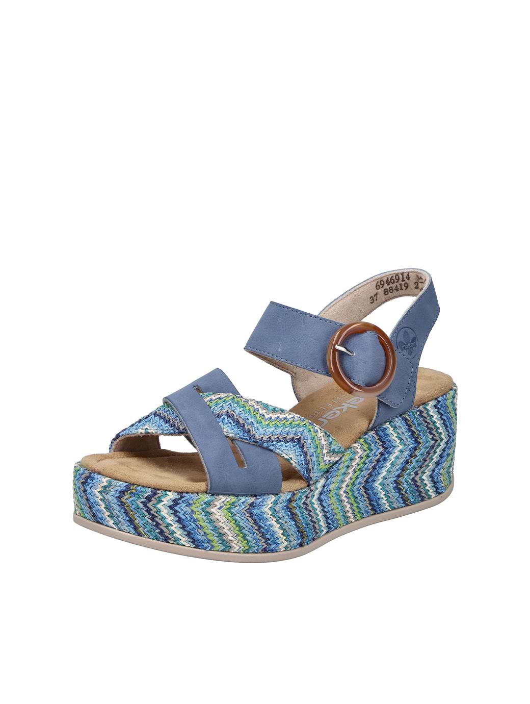 Rieker Women's 69469-14 Sandals Indigo
