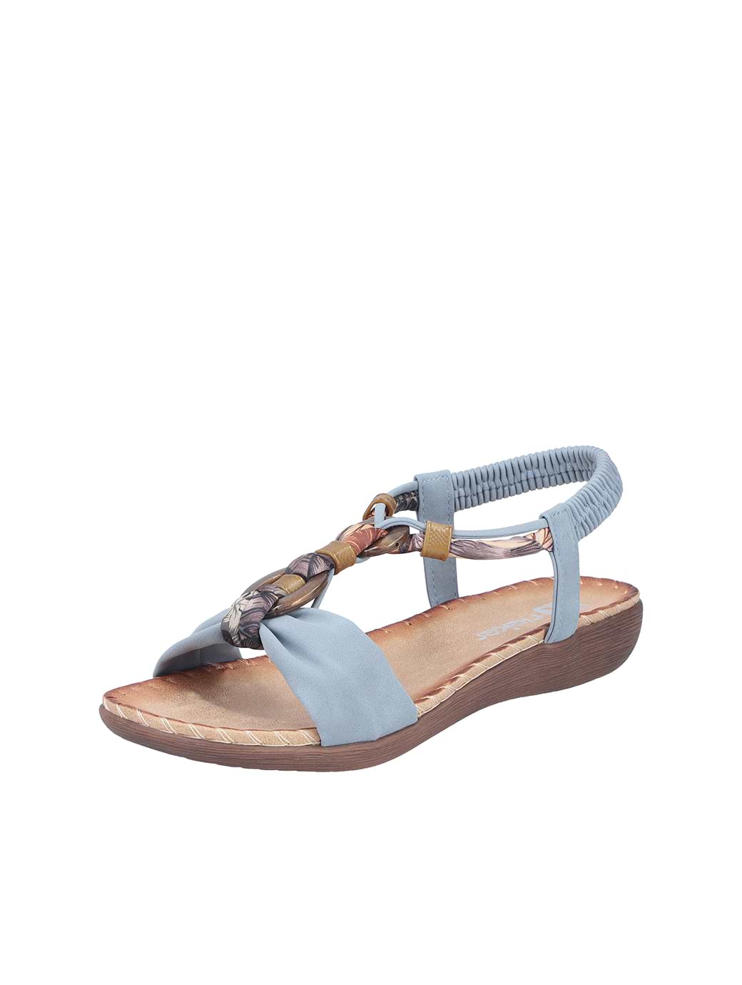 Rieker Women's V7568-14 Sandals Denim