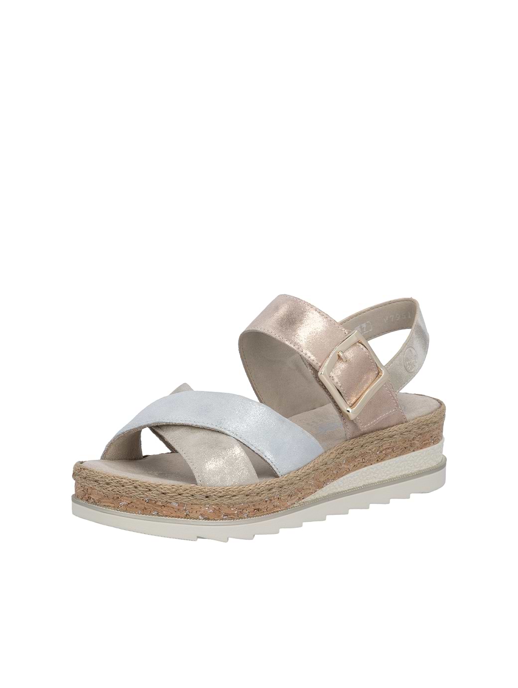 Rieker Women's V7951-90 Sandals Nude