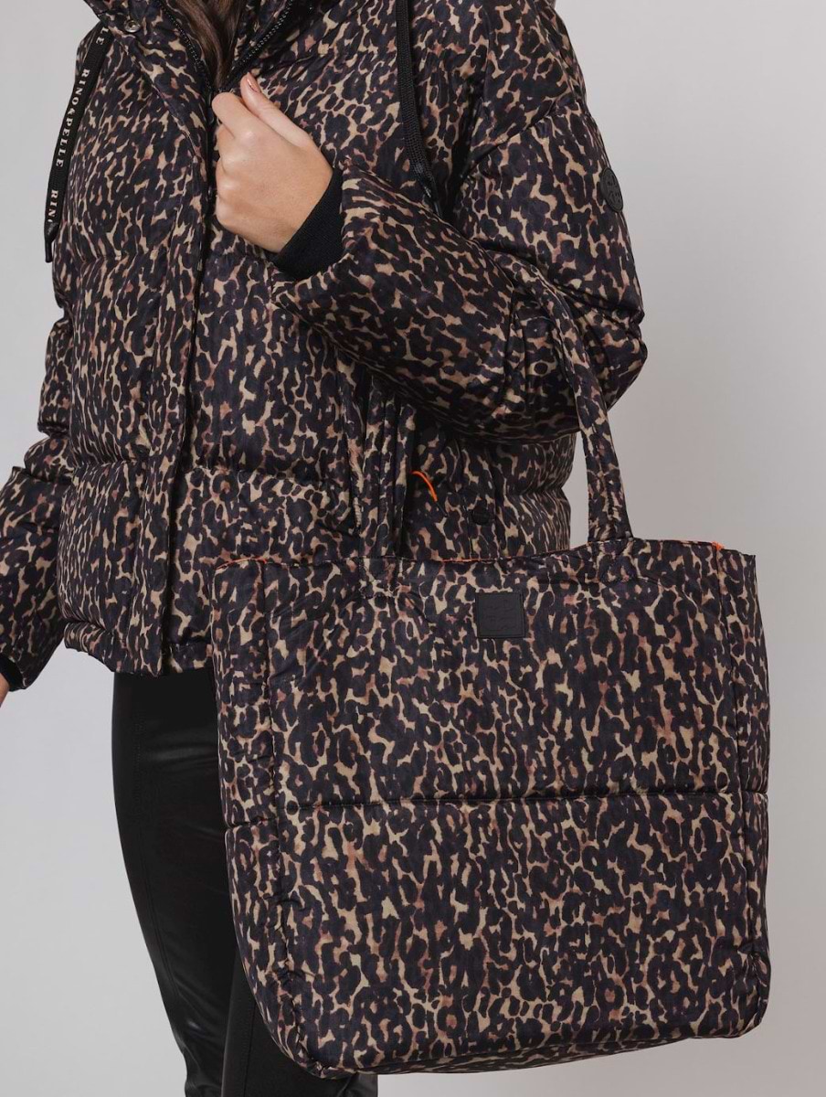 Rino Pelle Bien Shopper Bag Natural Leopard
