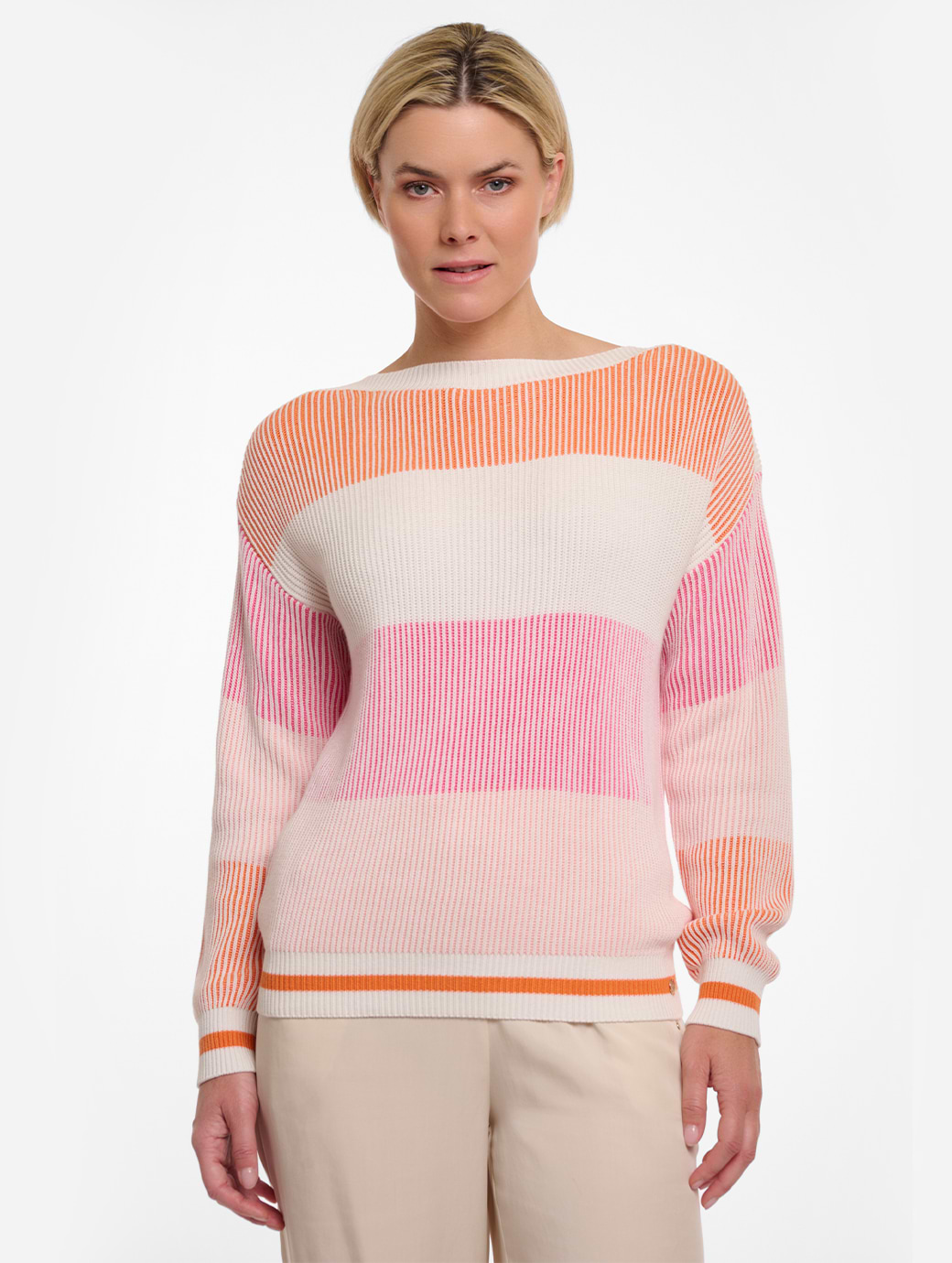 Rino & Pelle Women's Aiben Multicolour Pullover Pink