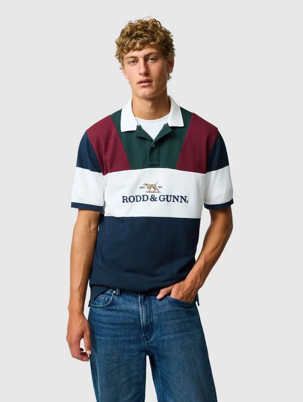 Rodd & Gunn Men's Heathridge Polo Shirt Eclipse