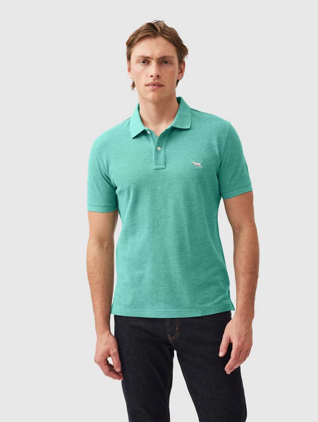Rodd & Gunn Men's The Gunn Polo Turquoise