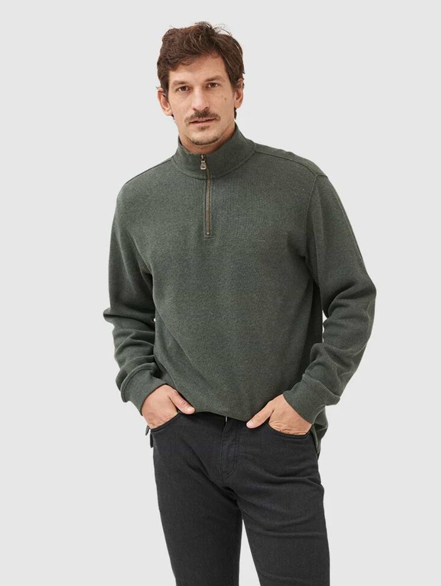 Rodd & Gunn Alton Ave 1/4 Zip Sweat Forest