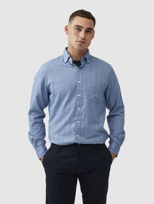 Rodd & Gunn Barrhill Long Sleeve Shirt Chambray