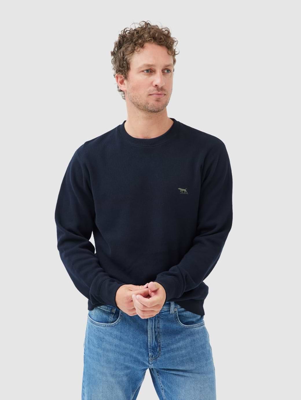 Rodd & Gunn Crew Knit Midnight