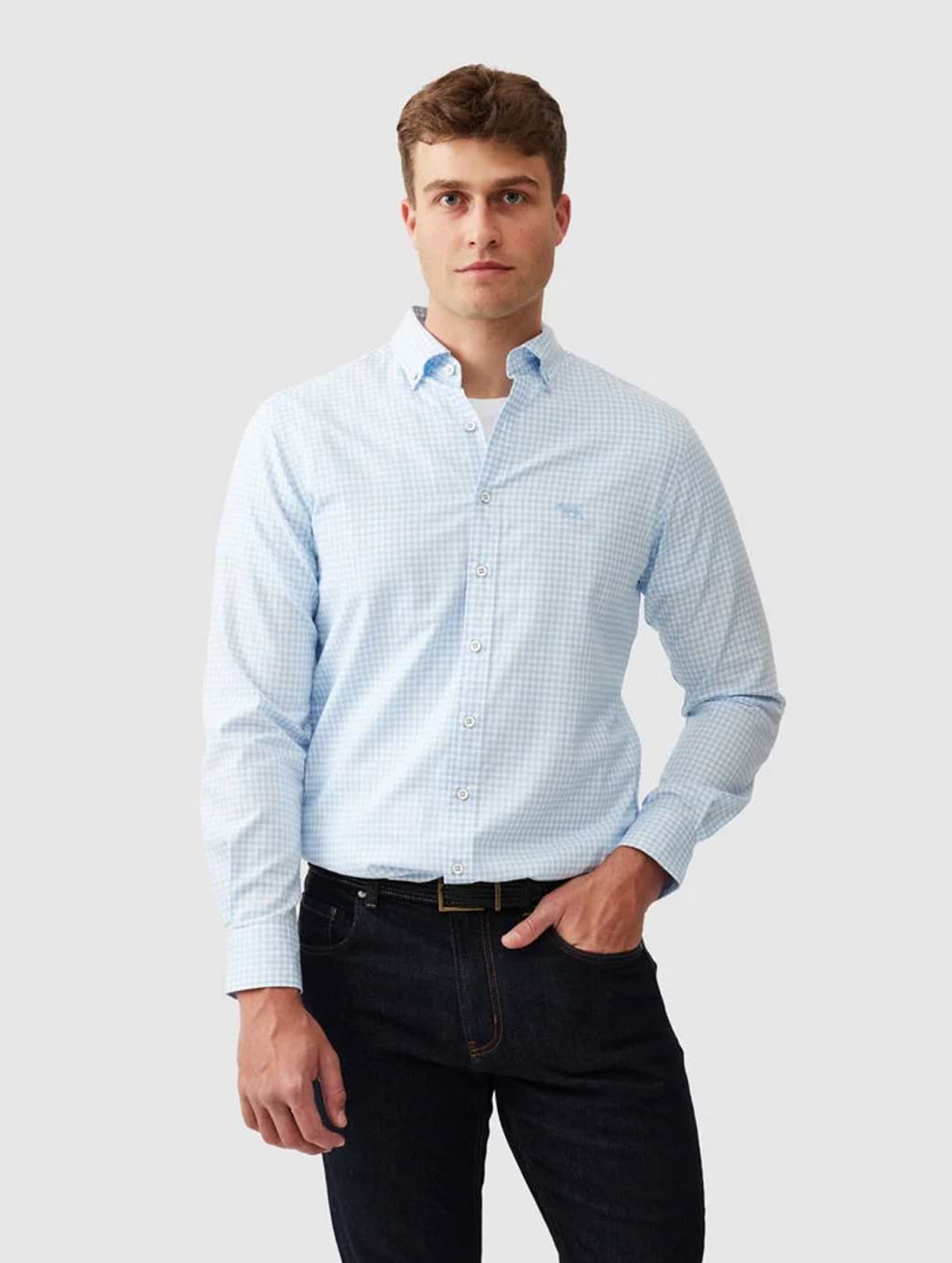 Rodd & Gunn Gunn Check Oxford Shirt Malibu