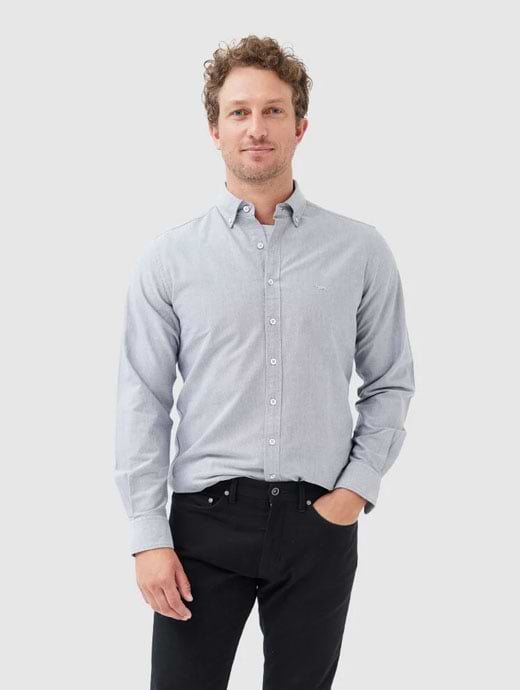 Rodd & Gunn Gunn Oxford Shirt Tarmac