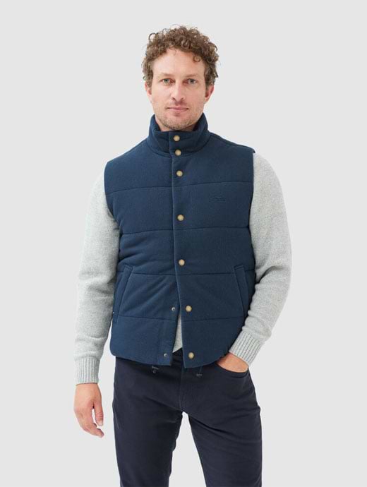 Rodd & Gunn Lake Ferry Vest Midnight