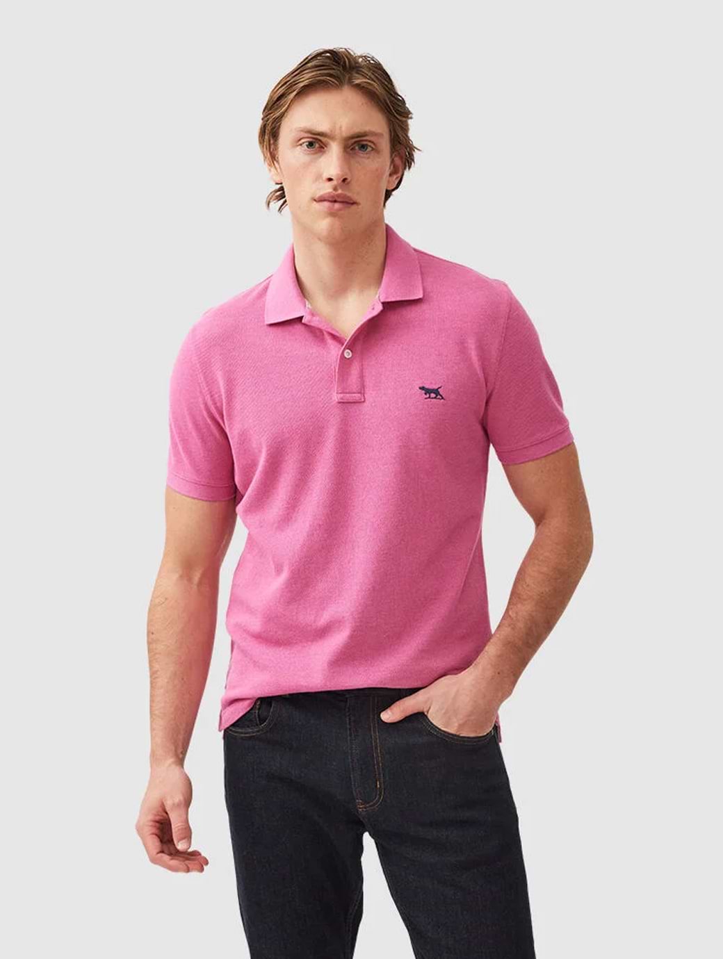 Rodd & Gunn The Gunn Polo Flamingo