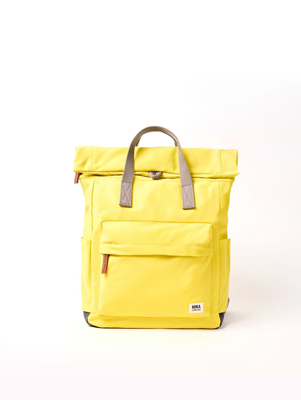 Roka London Canfield Medium Backpack Yellow