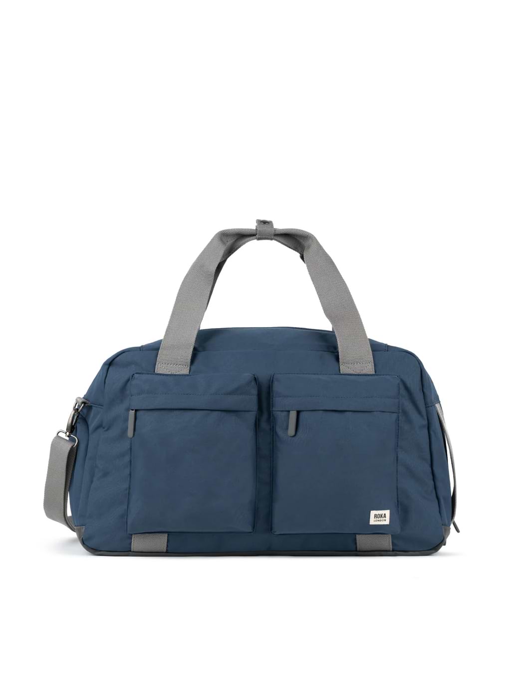 Roka London Gatwick Deep Blue Recycled Canvas Large