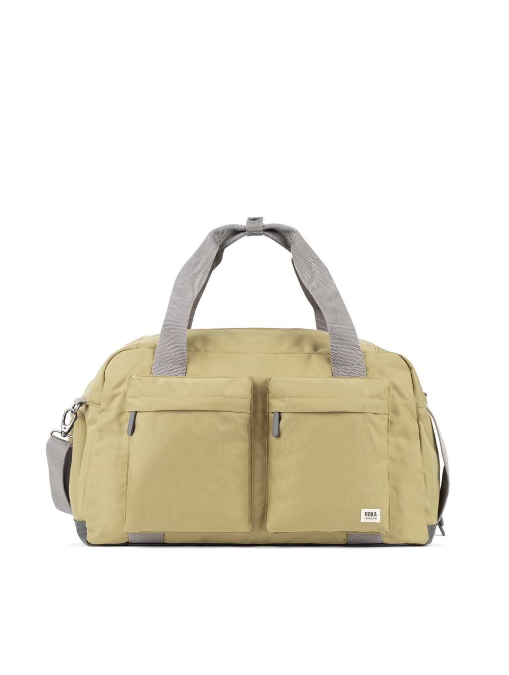 Roka London Gatwick Khaki Recycled Canvas Large