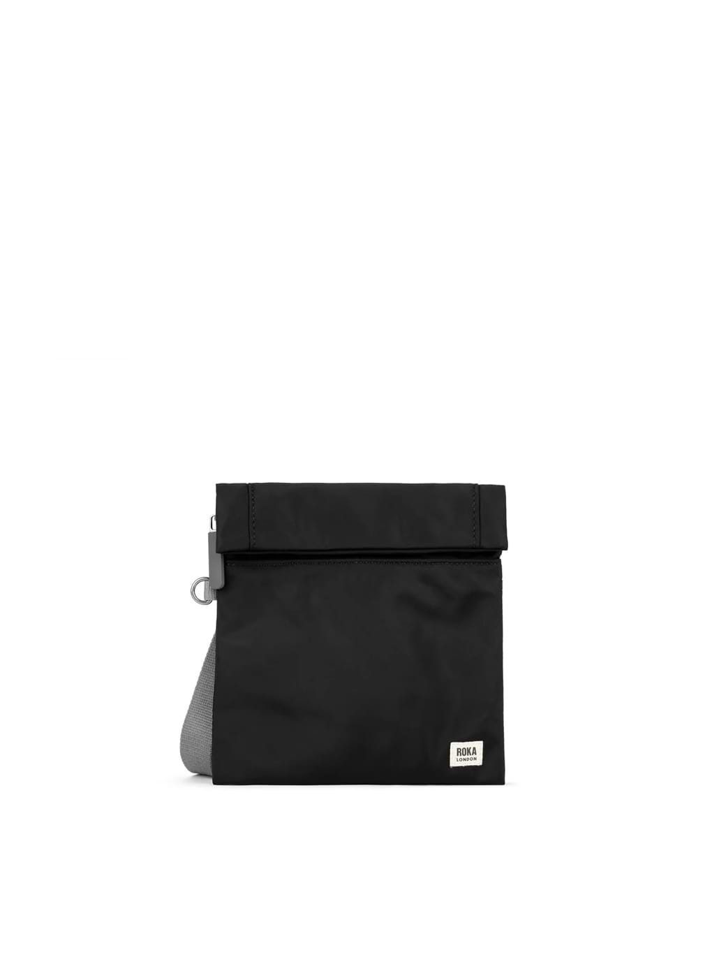 Roka London Stratford Black Recycled Nylon Small