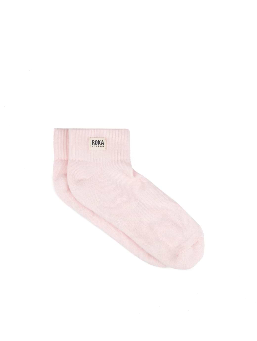 Roka London Wembley Transcendent Pink Crop Sock